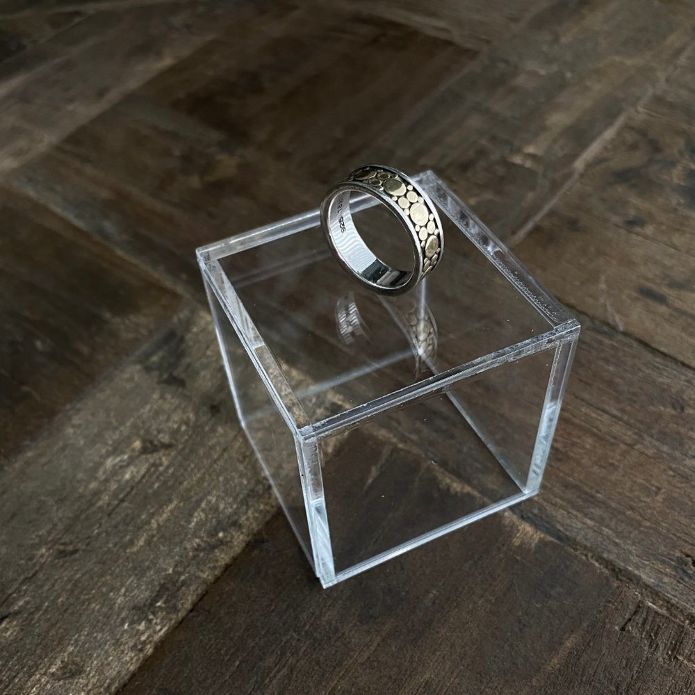 John Hardy Dot 18k Gold & Sterling Silver Ring